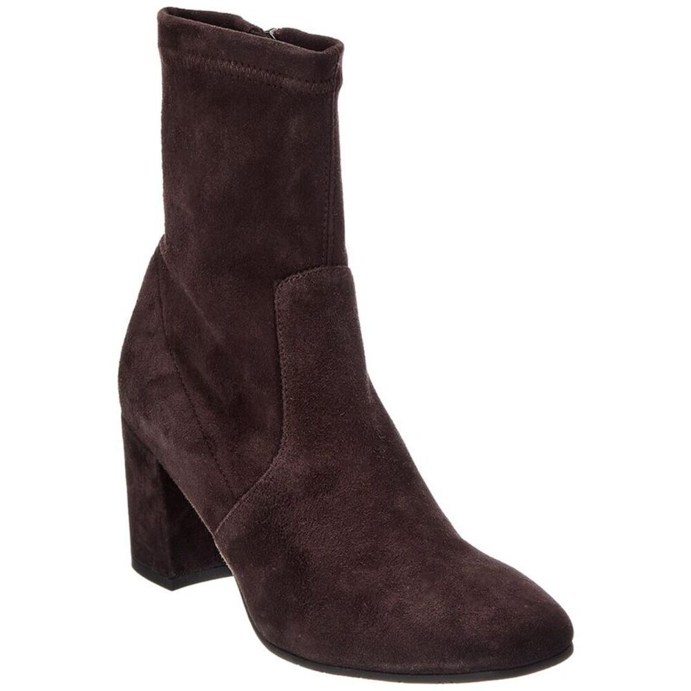 Aquatalia Demetra Weatherproof Suede Bootie, Brown